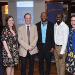 Dr Angela Noonan, CPsychI Vice Dean BST, Dr Caitlin O’Leary, Prof Greg Swanwick, CPsychI Dean of Education, Dr Uche Egbuta, Dr Isidor Edet, Dr Margaret Gallagher.